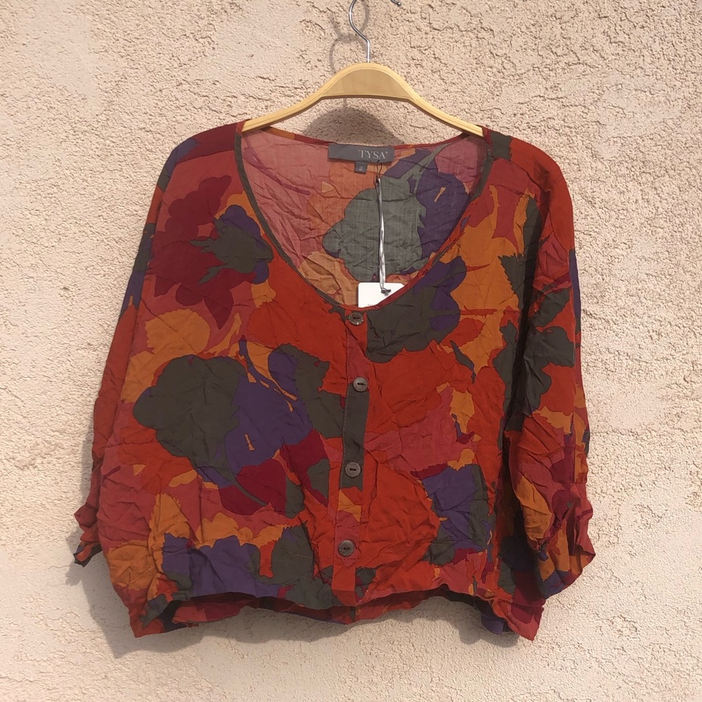 TYSA Fall Print Blouse